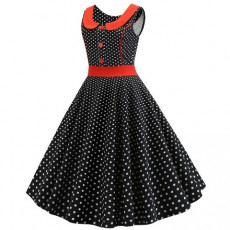 50s Black Dress